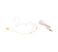 UPKOCH Headset Condenser Microphone and Stable Head-mounted Design with Steerable Radio Pole Beige and Vocal Amplification during Graduation Period and Back for Singing, Teaching