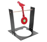 UPKOCH Heavy-duty Full Metal Bird Target with Auto Reset Base Bright Red Outdoor Practice Tool for Accurate Shooting Training and Multi-purpose Use