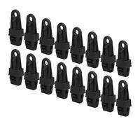 UPKOCH Heavy Duty Outdoor Tent Clamps Windproof Plastic Awning Canvas Clips for Camping Tarps Canopy Caravan Rv Shade Cloth Fasteners Multipurpose Tarp Fixing Buckles