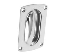 UPKOCH Heavy Duty Stainless Steel Boat Hatch Pull Handle Flush Recessed Design for Yacht Decks and Access Hatches Grab Handle for Floor