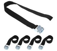 UPKOCH Heavy Duty Tie down Straps 5pcs with Adjustable Buckle Straps Made of Zinc Alloy and Polypropylene Fast and Secure Fastening for Kayak Surfboard Tie-down and Outdoor Equipment
