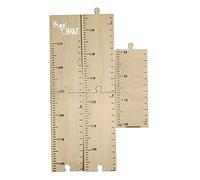 UPKOCH Height Measurement Ruler Adhesive Growth Chart Wooden Height Ruler for Easy to Apply Wall Sticker for Tracking Childrens Height Development