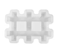 UPKOCH Hollow Rectangle Cement Brick Mold For Crafting Concrete Decorative Mould Plaster Cast Mold Path Maker For Balcony Outdoor Spaces