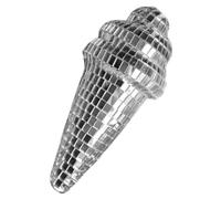 UPKOCH Ice Cream Shape Disco Ball Decoration Mirror Surface Party Supply Lightweight Reusable Reflective Outdoor Disco Ball for Stylish Events Great for Friends