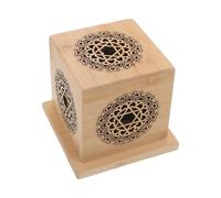 UPKOCH Incense Burner with Lid Incense Cone Holder Aromatherapy Box Hollow Carved Box Ash Catcher for Tea Room Lovers Meditation and Reading