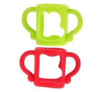 UPKOCH Infant Bottle Handle Silicone Grip Baby Nursing Bottle Handle for Newborns Easy to Clean Non-Slip for Narrow Neck Bottles