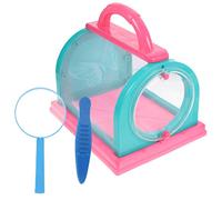 UPKOCH Insect Observation Box Handheld Butterflies Cage Holder Toddlers Garden Breathable Habitat Portable Household Box for Boys and Girls Outdoor Bug Collecting Kit Beasts Catcher