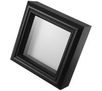 UPKOCH Insect Shadow Box Display Frame with Clear Top Window for Butterfly Specimen Collection Black Glass Frame for Tabletop Entomology Art