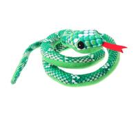 UPKOCH Interactive Cat Snake with Organic Catnip Plush Chew for Indoor Kittens Keeps Cats Active and Engaged Fun Pet for Independent Play and Exercise Green Realistic Design