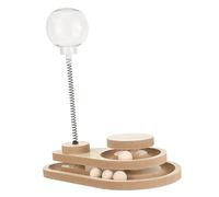 UPKOCH Interactive Cat Treat Dispenser Non Inverting Amusing Tumbler for Fun Feeding and Iq Training for Indoor Cats and Kittens Engaging Slow Feed Activity