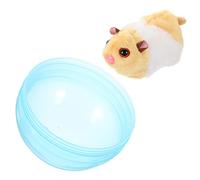 UPKOCH Interactive Electric Hamster Ball Cat Moving Indoor Kitten Teaser for Exercise and Fun Safe Design Yellow Pet Teaser for Stimulating Hunting Instinct