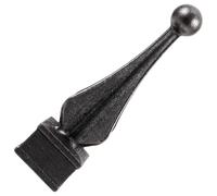 UPKOCH Iron Fence Finial Cast Iron Metal Fence Topper 30-Hole Design Decorative European Style Garden Post Finials Outdoor Yard