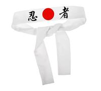 UPKOCH Japanese Samurai Headband Traditional Japanese Style Karate Head Band for Men and Women Multi-functional Sushi Chef Bandana with Comfortable Fabric Adjustable Fit for Cooking