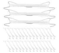 UPKOCH Jute Pea Netting Plant Vine Support Hooks and Clips for String Trellis, Garden Twine Hooks for Tomatoes Growing Tool, Outdoor Garden Plant Holder to Maximise Space and Prevent