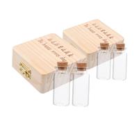 UPKOCH Keepsake Box Fetal Hair Storage Baby's First Haircut Present for Newborn Elegant Design Storage Case