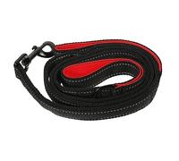 UPKOCH Labour Saving Dog Leash with Double Handles for Dogs Lightweight Outdoor Walking Rope for Comfortable Control and Easy Handling Grey Red