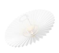 UPKOCH Lamp Fade for Scenes Crack to Suitable Table, Easy for Different Beige Cloth Replacement Shade Iron Frame and Light Accessories Rustic Style, Not of Ceiling Space Matching