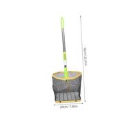 UPKOCH Large Capacity Table Tennis Ball Collector with Extendable Handle Portable Balls Picker for Outdoor and Indoor Use Adjustable Height Convenient Storage Dual Function