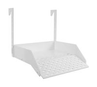 UPKOCH Large Turtle Basking Platform Floating Dock with Anti-slip Surface, Adjustable Hanging Ramp for Aquatic Turtle Tanks to 0.4" Thick, Extra Large White Reptile Tank Basking Rock