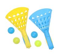 UPKOCH Launch and Catch Balls Toss Game for Adults Plastic Transmitters with Balls Parent Outdoor Interactive Play to Hand Eye Coordination and Active Fun