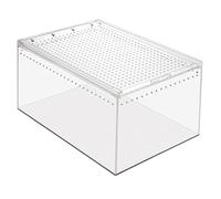 UPKOCH Leak-Proof Reptile Box All-in-One Habitat Incubator for Spiders Lizards and Other Small Creatures Feeding Enclosure