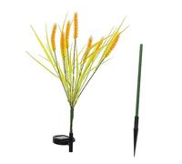 UPKOCH LED Solar Garden Lights Wheat Design Outdoor Landscape Decoration for Lawn Pathway and Patio Rated Solar Stake Lights with Battery for Enhanced Efficiency