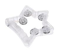 UPKOCH Light Up Tambourine for Adults Handheld Glow Musical Instrument Five Design for Parties Ktv Festivals Events No Battery Required