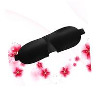 UPKOCH Lightweight Contoured Sleep Mask with Adjustable Strap Breathable Soft Eye Cover for Sleeping Travel Work Naps Comfortable No-Pressure Design Black