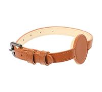 UPKOCH Lost Cat Collar with Tracer Case for Outdoor Use Comfortable PU Neck Strap for Puppies and Cats Compatible with Airtag Pet Tracking Collar