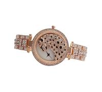 UPKOCH Luxury Quartz Diamond Wristwatch for Women Rose Gold Casual Bling Watch Elegant Bracelet Classic Fashion Jewelry for Ladies and Business Professionals