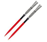UPKOCH Maple Drumsticks Drum Brush Wire Brush for Drums Jazz Wooden Handle Non-slip for Easy Play Storage