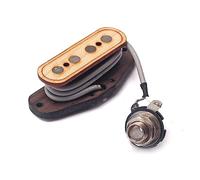 UPKOCH Maple Wood Rosewood Soundhole Pickup for Cigar Box Guitar Four-string Guitar Pickup for Music Accessories