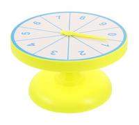 UPKOCH Math Number Turntable Educational Rotating Wheel DIY Teaching Prop for Classroom Games and Party Prizes Multifunctional Pointer for Math Learning and Interactive Activities