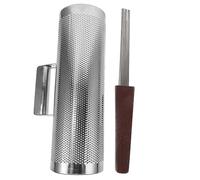 UPKOCH Metal Guiro Percussion Instrument for Durable Metal Shaker and Guiro with Safe Polished Surface Musical for Early Education and Wrist Exercise Training Tool