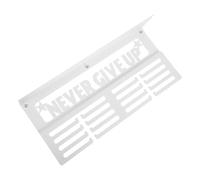 UPKOCH Metal Medal Display Hanger With Hooks Wall Mounted Sports Medal Holder Rack Ribbon Holder For Marathon Gymnastics Soccer Running