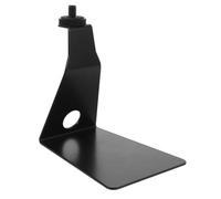 UPKOCH Metal Microphone Stand Holder 3/8-inch Thread Table Clamp, L-shaped Microphone Mount Base for Live Streaming and Recording