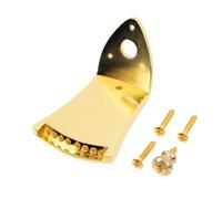 UPKOCH Metal Triangle Mandolin Bridge Pull String Plate with Screws Mandolin Accessories Set for Easy Installation and Crisp Sound Performance