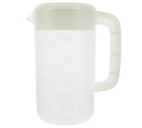 UPKOCH Milk Tea Measuring Cup 2.5L Plastic Jug with Lid Lightweight Unbreakable Pitcher for Warm and Cold Drinks Food-Safe Material Ideal for Home Parties Picnics Juice Tea Punch