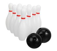 UPKOCH Mini Bowling Set with Small Pins and Lightweight Balls Indoor Outdoor Sports Game for Families Easy Setup Motor Skills Bowling Kit for Fun Active Play and Social Gatherings