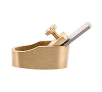 UPKOCH Mini Brass Thumb Hand Planer for Woodworking Precision Violin Making Tool Ergonomic Wood Plane for Instrument Parts Compact Wood Planer Accessory