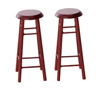 UPKOCH Mini High Stool Dollhouse Furniture Model Brown Mini House Accessories DIY Micro Scene Decoration Gift