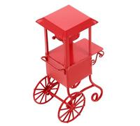 UPKOCH Mini Popcorn Maker Machine Dual Functionality for Popcorn and Lollipops and Birthday Parties Lightweight and Portable Snack Cart