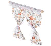 UPKOCH Miniature Curtain for Dollhouse Compact Decorative Accessory for Tiny House for Photo Prop and Mini Craft Projects White Lace Design for Pretend Play