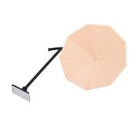UPKOCH Miniature Dollhouse Patio Parasol Outdoor Sunshade Umbrella for Balcony Garden Lawn Detailed DIY Mini Courtyard Shade Accessory Realistic Tiny Table Umbrella for Dollhouse Decor