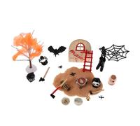 UPKOCH Miniature Halloween Dollhouse Accessories Resin Figurines for Spooky Fairy Garden Decor Sturdy Craftsmanship for Haunted House Scenes Party Essential Decoration