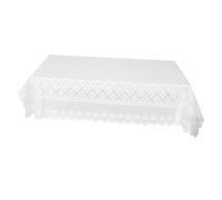 UPKOCH Modern White Lace Piano Cover for Upright and Digital Pianos, Elegant Dust Protector with Dirt Protection and Preservation Features, for Home Use and Stylish Decor, 140cm X 140cm