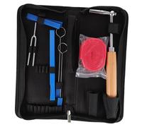 UPKOCH Multi Function Piano Tuning Tools with Keyboard Mutes Silencers and Temperament Tape Repair Kit for Professional Piano Maintenance and Volume Control