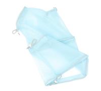 UPKOCH Multi-purpose Cat Bath Bag Breathable Mesh Scratch-resistant Pet Care Pouch for Bathing Medication Nail Trimming and Grooming Cat Shower Accessory in Light Blue Random Color