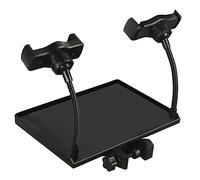 UPKOCH Multi-purpose Sound Card Tray for Mic Stand Phone Holder Secure Clamp Stage Office Classroom Accessory