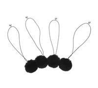 UPKOCH Multi-use Interactive Cat 4pcs Replacement Balls Bell Sisal Rope for Cat Trees Scratching Post Kitten
